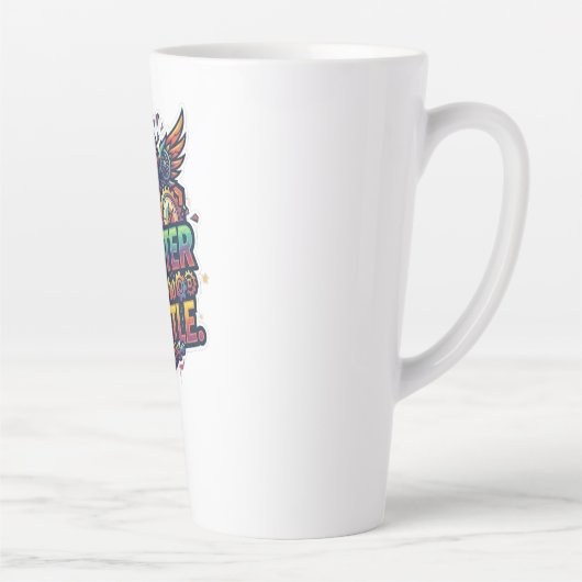 Mehr Mut Muster. Milchtasse (Rechts)