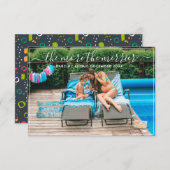 Mehr noch: | Ankündigung der Schwangerschaft im Fo (Vorne/Hinten)