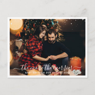 Mehr noch:   Ankündigung der Schwangerschaft im Fo Postkarte