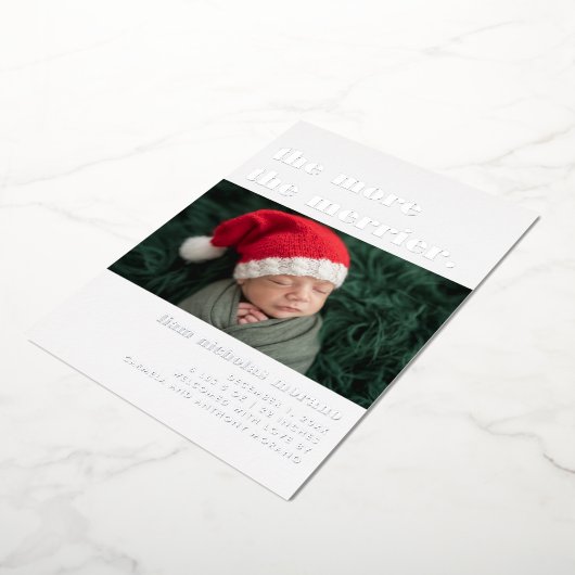 Mehr noch: | Heilige Geburtserklärung Folieneinladung (Gedreht)