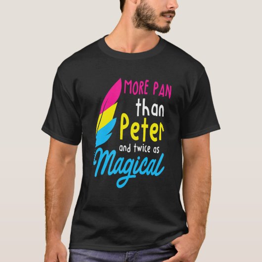 Mehr Pan als Peter Funny Lgbtq Quees Allesexual T-Shirt (Vorderseite)