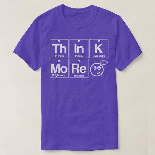 Mehr Periodische Tafelelemente - Chemie T-Shirt (Design vorne)