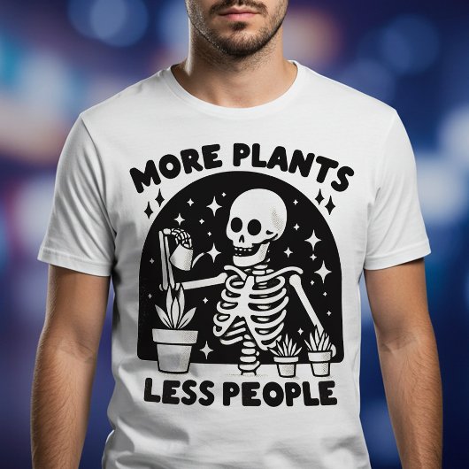 Mehr Pflanze weniger Menschen T-Shirt