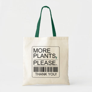 Mehr Pflanzen bitte Gartengeschenk für Pflanzenlie Tragetasche