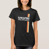 MEHR POLYPHONY Funny Retro Synthesizer Synth Colle T-Shirt (Vorderseite)