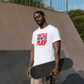 Mehr praktizieren | Motivierend Phrase Red Typogra T-Shirt