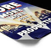 Mehr Produktion Poster (Ecke)
