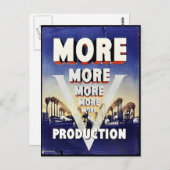Mehr Produktion Postkarte (Vorne/Hinten)