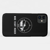 Mehr rechts Rudder CFI Flight Instructor Pilot Ges Case-Mate iPhone Hülle (Rückseite (Horizontal))
