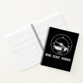 Mehr rechts Rudder CFI Flight Instructor Pilot Ges Notizblock (Innenseite)