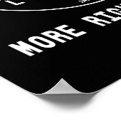 Mehr rechts Rudder CFI Flight Instructor Pilot Ges Poster (Ecke)