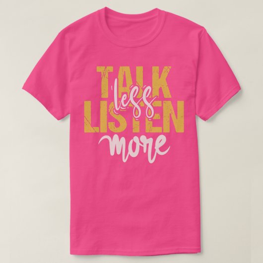 Mehr reden T-Shirt (Design vorne)