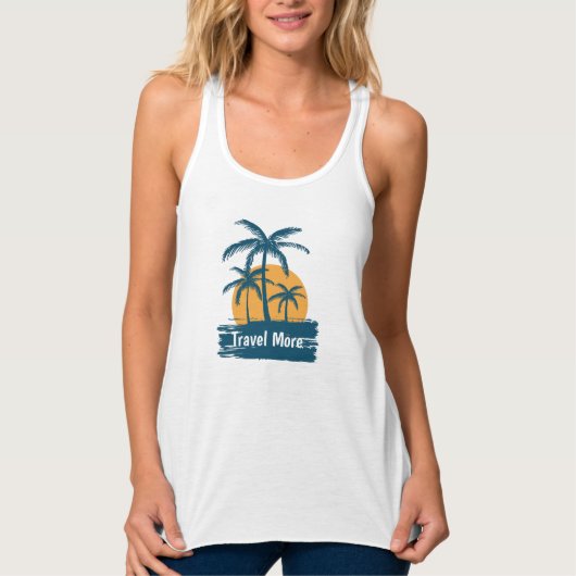 Mehr reisen tank top (Vorderseite)