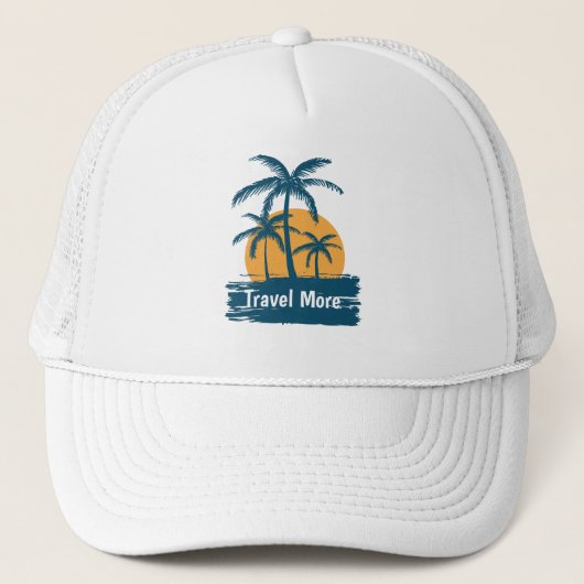 Mehr reisen truckerkappe (Vorderseite)