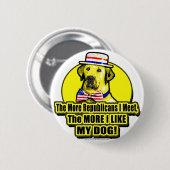 Mehr Republikaner treffe ich Knopf Button (Vorne & Hinten)