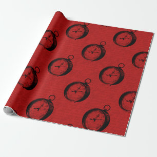 Mehr Rot und Navy Nautical Serie Design 16  Geschenkpapier