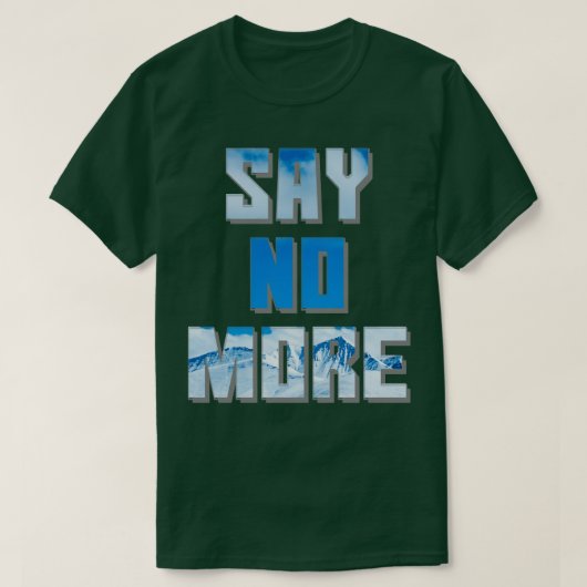 MEHR SAGEN T-Shirt (Design vorne)