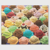 Mehr Schaufeln der Eiscreme als Sie konnten Geschenkpapier (Flach)