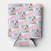 Mehr Schlaf brauchen | Funny Cat niedlicher Ausspr Dosenkühler (Vorderseite)