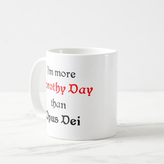 Mehr schlaflose Tage Kaffeetasse (Vorderseite Links)