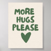 Mehr Schläger Bitte Wall Art Print | Wohngestaltun Poster (Vorne)