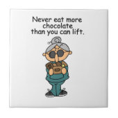 Mehr Schokolade-Spaß Fliese (Vorderseite)