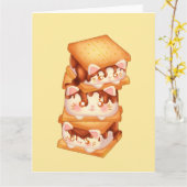 Mehr Schokoladenkatzen Karte (Gelbe Blume)