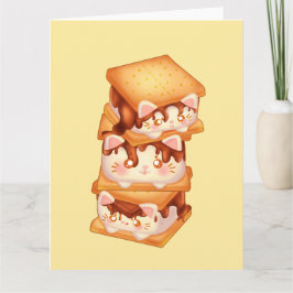 Mehr Schokoladenkatzen Karte