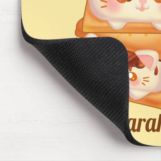Mehr Schokoladenkatzen Mousepad (Ecke)