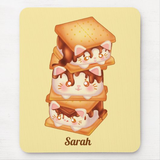Mehr Schokoladenkatzen Mousepad (Vorne)