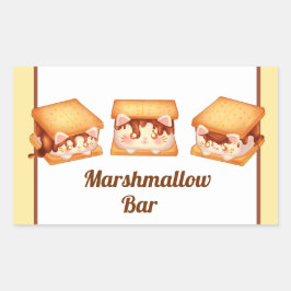 Mehr Schokoladenkatzen Rechteckiger Aufkleber