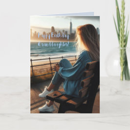 MEHR SCHÖNE GRANDDAUGHTER BIRTHDAY CARD DANKESKARTE