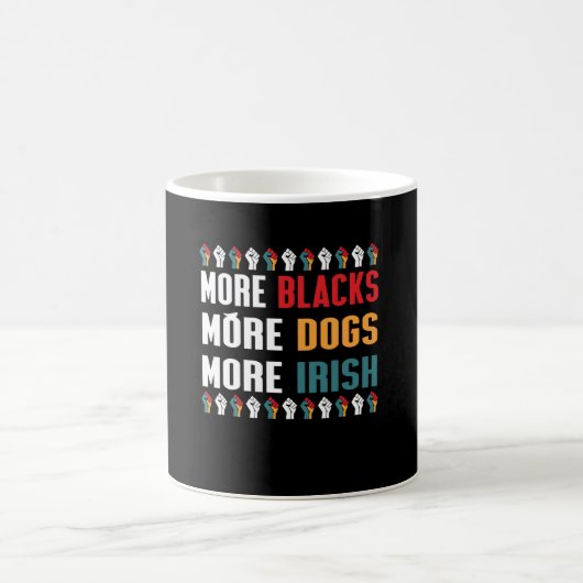 Mehr Schwarze mehr Hunde mehr irisch Kaffeetasse (Mittel)