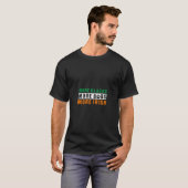 Mehr Schwarze mehr Hunde mehr irischer T - Shirt (Vorne ganz)