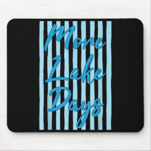 Mehr Seetage Retro-Sommerferien Frauen Mädchen Mousepad