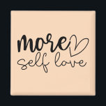 "Mehr Selbst-Liebe" Boho Inspiration Motivierend Magnet<br><div class="desc">Fügen Sie Ihrem Alltag mit diesem "Mehr Selbst-Liebe"-motivierend Magneten eine sanfte Erinnerung hinzu. Es ist in modernem minimalistischem Stil mit sanften, beruhigenden Tönen und eleganter Typografie konzipiert und eignet sich perfekt zur Förderung von Selbstversorgung, Selbstwertschätzung und positiver Energie. Egal, ob auf Ihrem Kühlschrank, Ihrem Büro oder Ihrem Schließfach, dieser kleine,...</div>