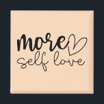 "Mehr Selbst-Liebe" Boho Inspiration Motivierend Magnet<br><div class="desc">Fügen Sie Ihrem Alltag mit diesem "Mehr Selbst-Liebe"-motivierend Magneten eine sanfte Erinnerung hinzu. Es ist in modernem minimalistischem Stil mit sanften, beruhigenden Tönen und eleganter Typografie konzipiert und eignet sich perfekt zur Förderung von Selbstversorgung, Selbstwertschätzung und positiver Energie. Egal, ob auf Ihrem Kühlschrank, Ihrem Büro oder Ihrem Schließfach, dieser kleine,...</div>