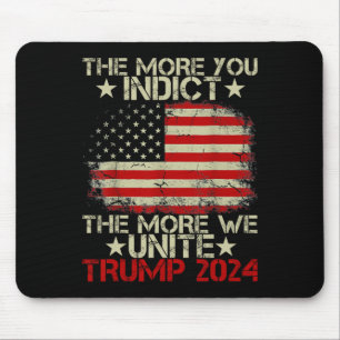 Mehr Sie sagen, je mehr wir Maga Trump Indic verei Mousepad