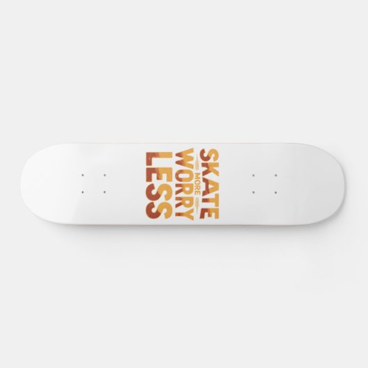 Mehr Skate, weniger Retro-Skateboarding-Angebot Skateboard (Horizontal)