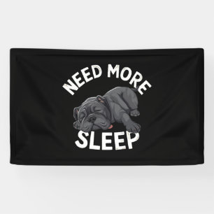 Mehr Sleep Bulldog Spaß für Lazy Days Banner