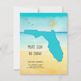 Mehr Sonne! Kein Schnee! Neue Adresse in Florida Ankündigung