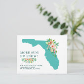 Mehr Sonne ohne Schnee Florida Karte bewegen (Stehend Vorderseite)