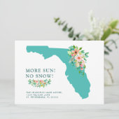 Mehr Sonne ohne Schnee Florida Karte bewegen (Stehend Vorderseite)