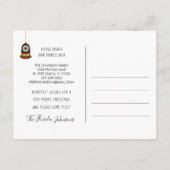 Mehr Sonne ohne Schnee Florida Karte Weihnachtswan (Rückseite)