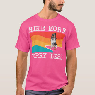 Mehr Sorgen weniger Bluetick Coonhound Grafik Hi T-Shirt