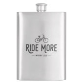 Mehr Sorgen weniger Flachmann (Vorderseite)