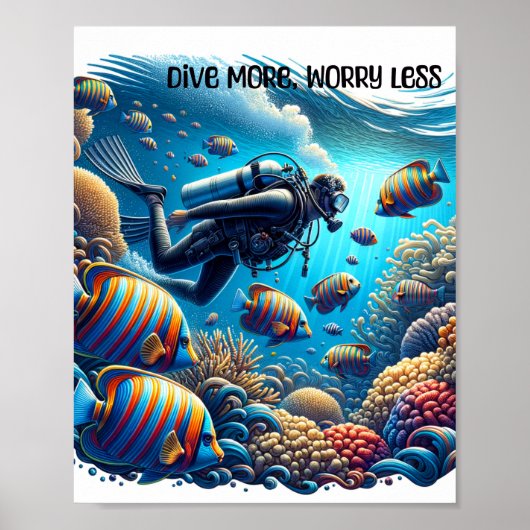 Mehr Sorgen weniger fürchten Poster (Vorne)