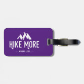 Mehr Sorgen weniger Gepäckanhänger (Rückseite horizontal)