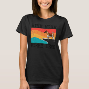 Mehr Sorgen weniger glatt Fox Terrier Grafik Hi T-Shirt