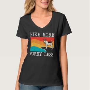 Mehr Sorgen weniger Wire Fox Terrier Grafik Hiki T-Shirt
